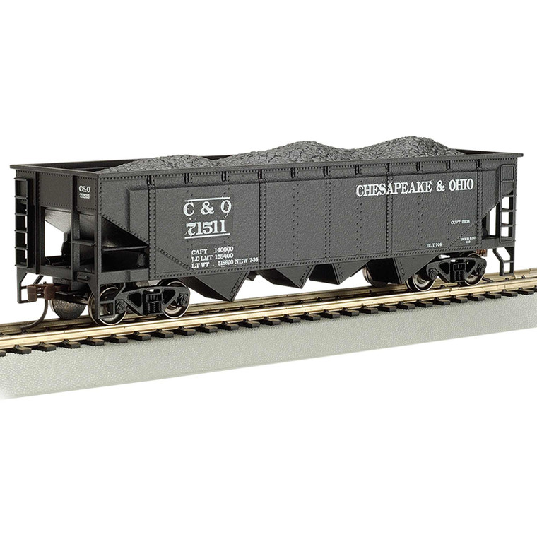 Bachmann Industries - Ho 40' Quad Hopper, C&o - 17605