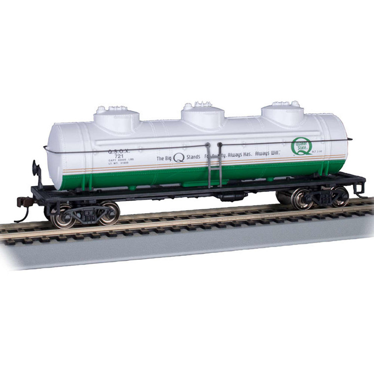 Bachmann Industries - Ho 40' Three Dome Tank Car Quaker State #721 - 17110 Bachmann Industries - Ho 40' Three Dome Tank Car Quaker State #721 - 17110