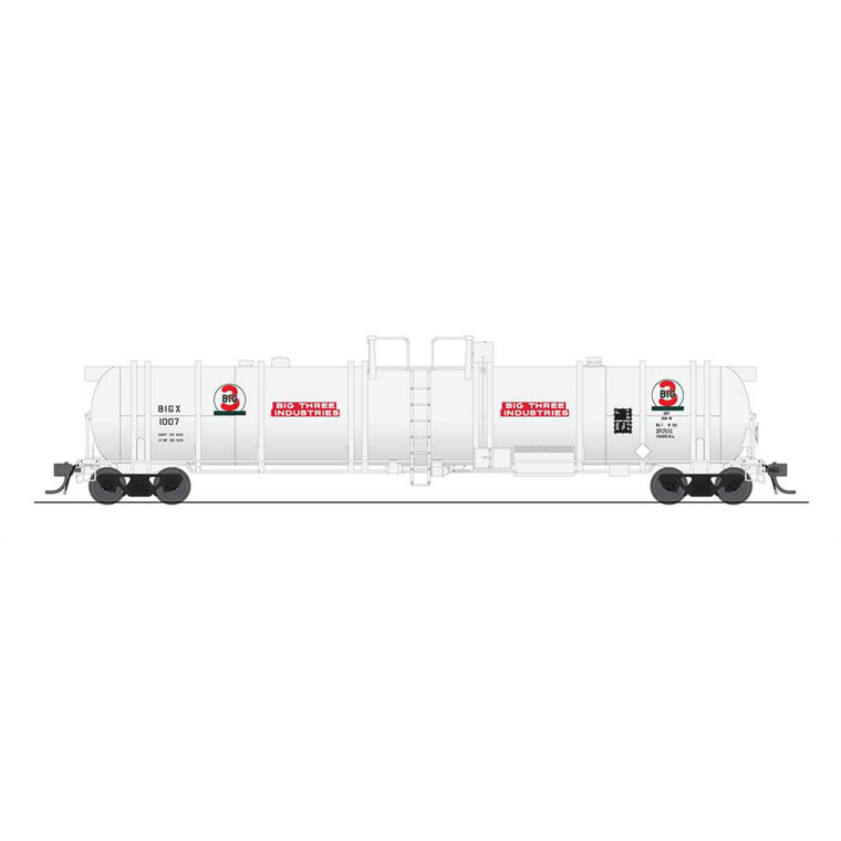 Broadway Limited Imports - Ho, Cryogenic Tank Car, Big 3, 2-pack - 8033 Broadway Limited Imports - Ho, Cryogenic Tank Car, Big 3, 2-pack - 8033
