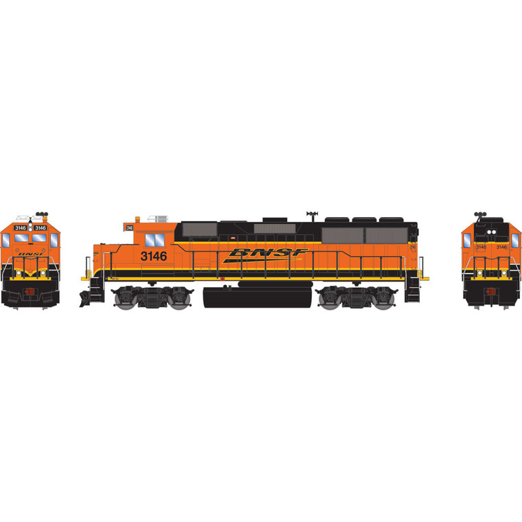 Athearn - Ho Ath Gp50 Locomotive Sound-ready, Bnsf #3146 - -1502