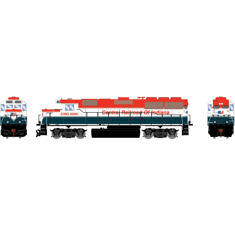 Athearn - Ho Ath Gp50 Locomotive Sound-ready, Cind #5000 - -1509