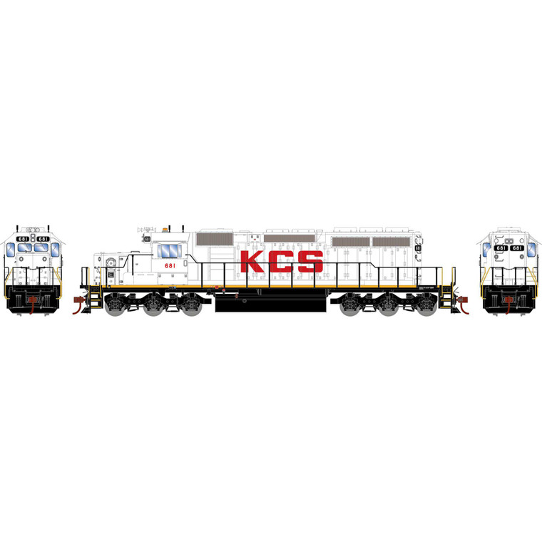 Athearn - Ho Ath Sd40-2 W/econami Dcc & Sound, Kcs #681 - -1259