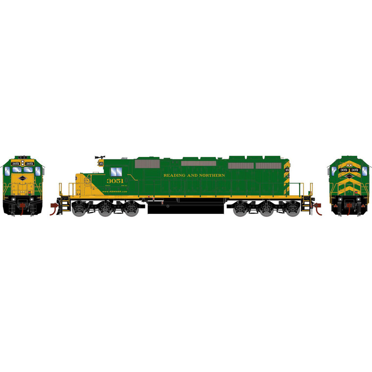 Athearn - Ho Ath Sd40-2 W/econami Dcc & Sound, Rbmn #3051 - -1254