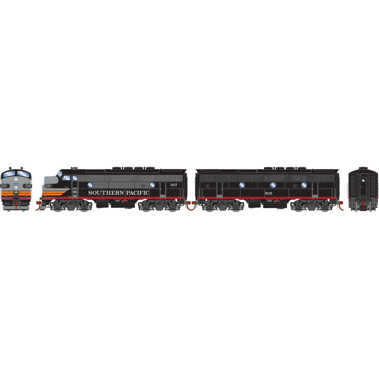 Athearn - Ho F3a/f3b Set W/dcc & Sound, Sp #307/505 - G19678 Athearn - Ho F3a/f3b Set W/dcc & Sound, Sp #307/505 - G19678