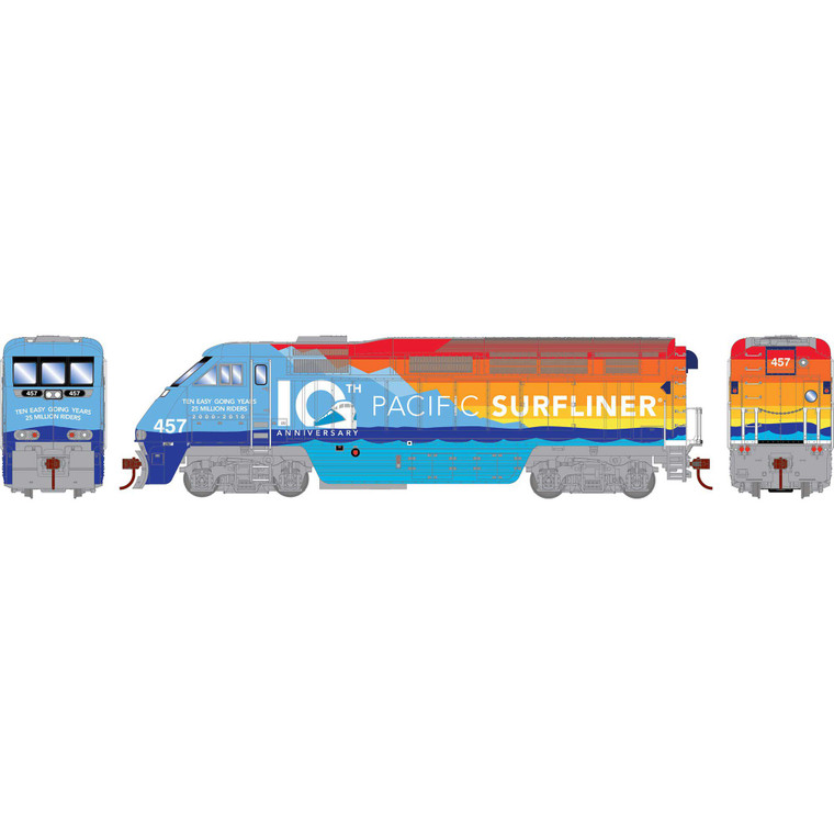 Athearn - Ho F59 Phi Dcc & Sound, Amtk/10th Anniversary #457 - 64949