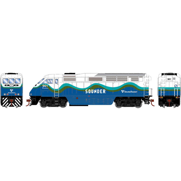 Athearn - Ho F59 Phi W/dcc & Sound, Sdrx #901 - 64952 Athearn - Ho F59 Phi W/dcc & Sound, Sdrx #901 - 64952