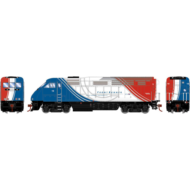 Athearn - Ho F59 Phi W/dcc & Sound, Utax #19 - 64957