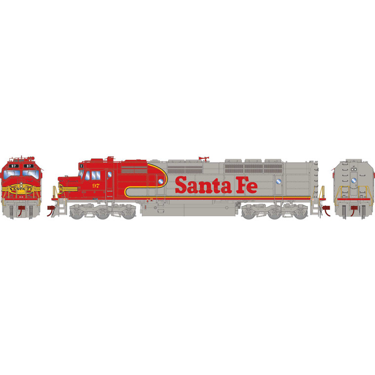 Athearn - Ho Fp45, Atsf #97 - G18274