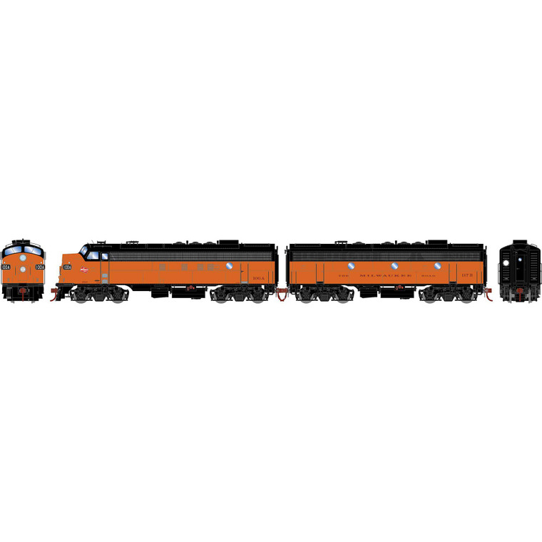 Athearn - Ho Fp7a/f7b, Milw #100a/117b - G19605