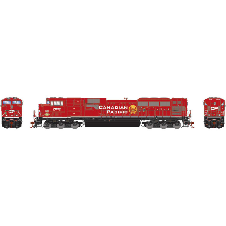 Athearn - Ho Gen Emd Sd70acu Locomotive W/dcc & Sound, Cp/strathcona's Horse #7030 - G-1161
