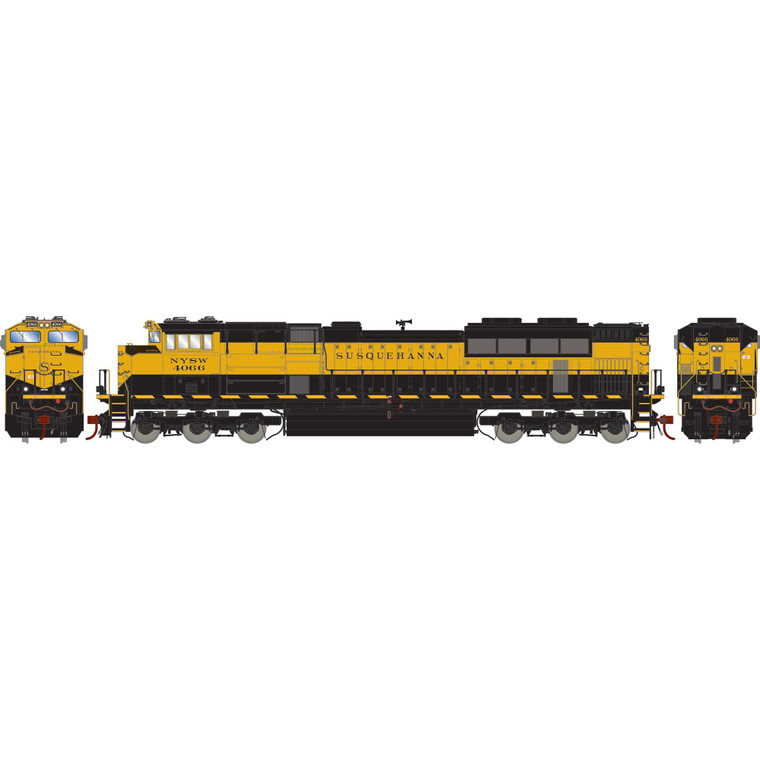 Athearn - Ho Sd70m-2 W/dcc & Sound, Nys&w #4066 - G75663