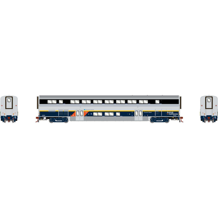 Athearn - Ho Amtrak Cali Ii Coach/cafe W/lights,cdtx #6362 - G24417
