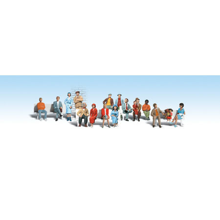 Woodland Scenics - Ho Sixteen Passengers - A1908