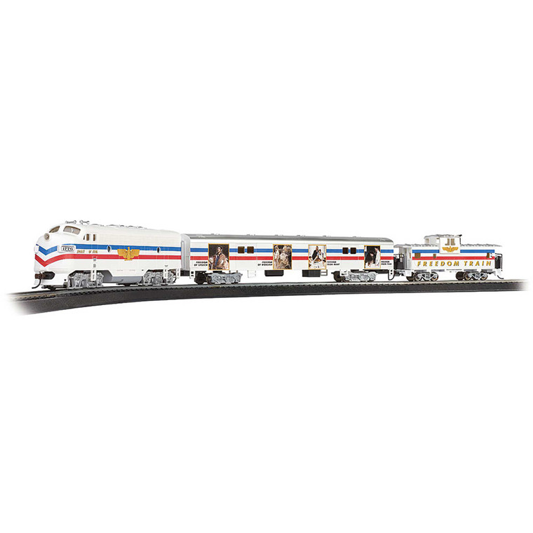 Bachmann Industries - Ho Set Norman Rockwell Freedom Train - 767 Bachmann Industries - Ho Set Norman Rockwell Freedom Train - 767