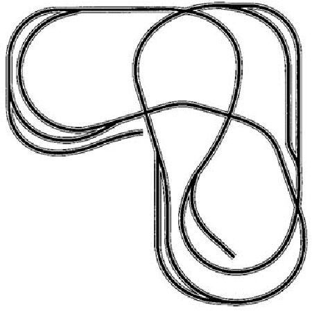 Atlas Model Railroad - Ho-8: Code 100 The Super Pretzel (ds) - 10008