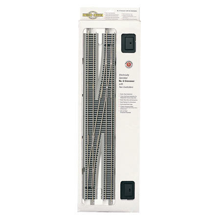 Bachmann Industries - Ho Ns Ez #6 Remote Right-hand Crossover - 44576