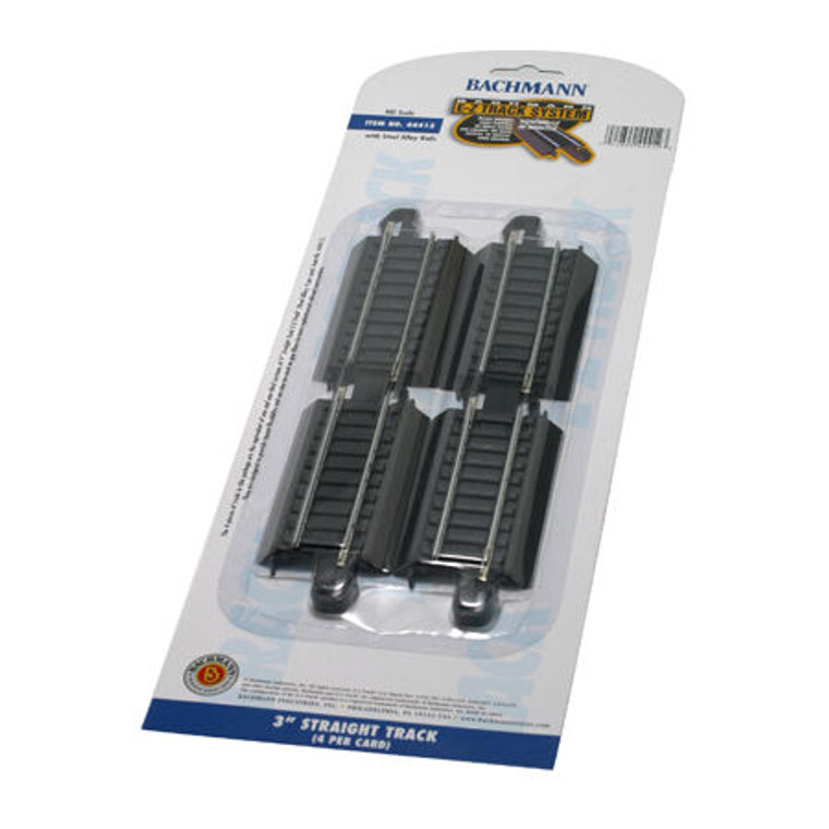Bachmann Industries - Ho Steel Ez 3 Straight (4) - 44412 Bachmann Industries - Ho Steel Ez 3 Straight (4) - 44412