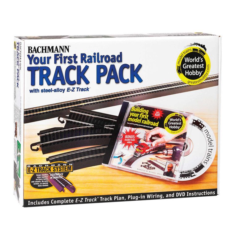 Bachmann Industries - Ho Steel Ez World's Greatest Hobby Track Pack - 44497