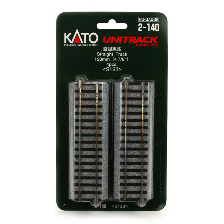 Kato USA - Ho 123mm 4-7/8 Straight (4) - 2140