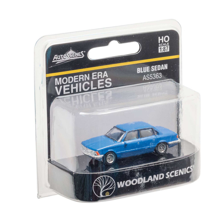 Woodland Scenics - Ho Blue Sedan - AS5363