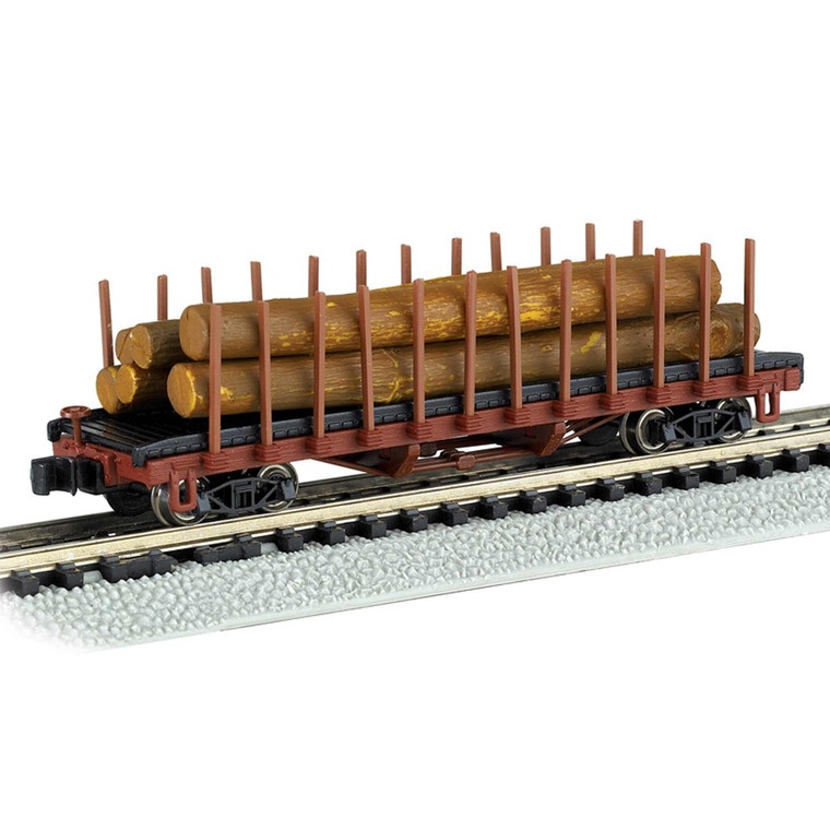 Bachmann Industries - N Acf 40' Log Car, 1906-1935 - 18351