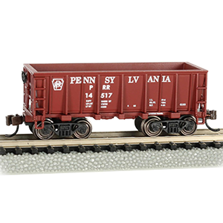 Bachmann Industries - N Ore Car, Prr/tuscan Red - 18654 Bachmann Industries - N Ore Car, Prr/tuscan Red - 18654