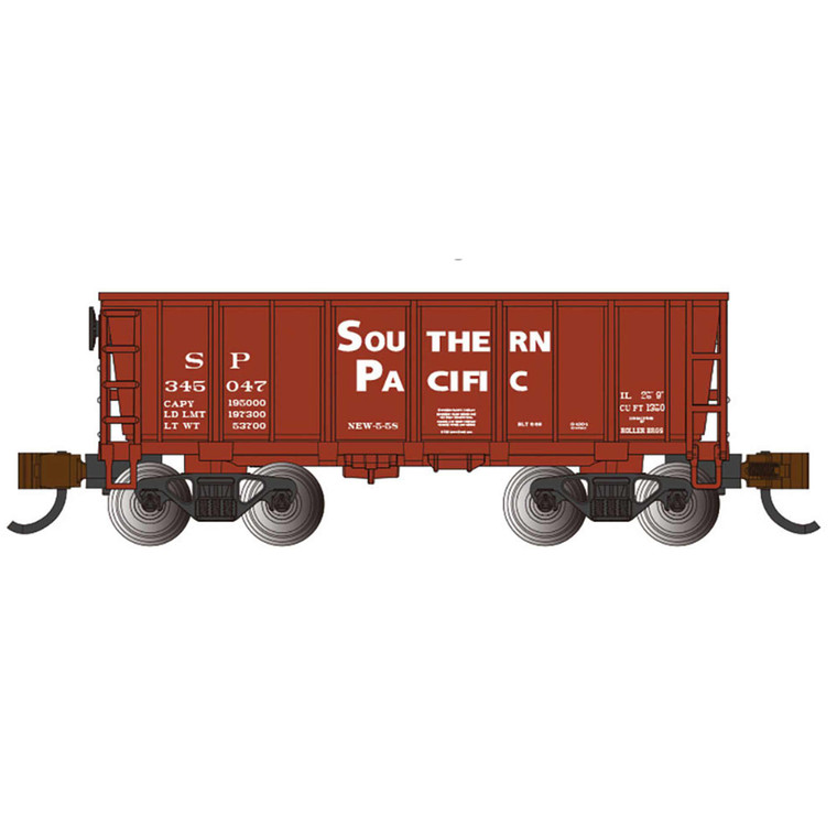 Bachmann Industries - N Ore Car, Sp/oxide Red #345047 - 18656 Bachmann Industries - N Ore Car, Sp/oxide Red #345047 - 18656