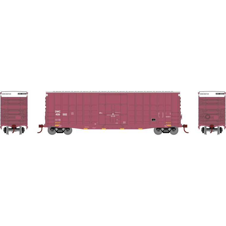 Roundhouse - Ho Rnd 50' Waffle High Cube Box Car, Dwc #409502 - -1309 Roundhouse - Ho Rnd 50' Waffle High Cube Box Car, Dwc #409502 - -1309