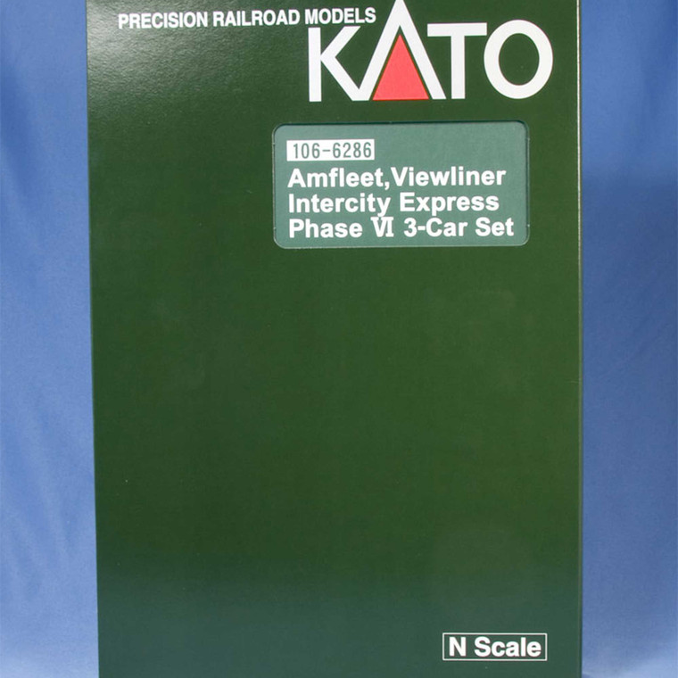 Kato USA - N Amfleet/viewliner Add On, Amtrak (3) - 1066286