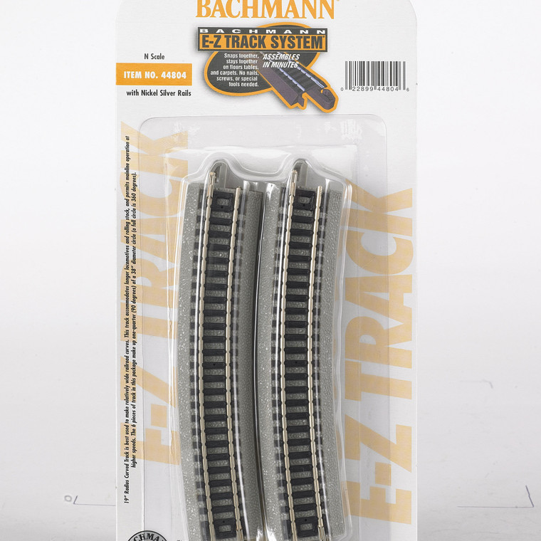 Bachmann Industries - N Ns Ez 19 Radius Curve (6) - 44804