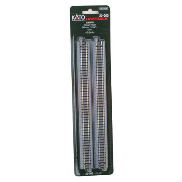 Kato USA - N 248mm 9-3/4 Straight (4) - 20000 Kato USA - N 248mm 9-3/4 Straight (4) - 20000
