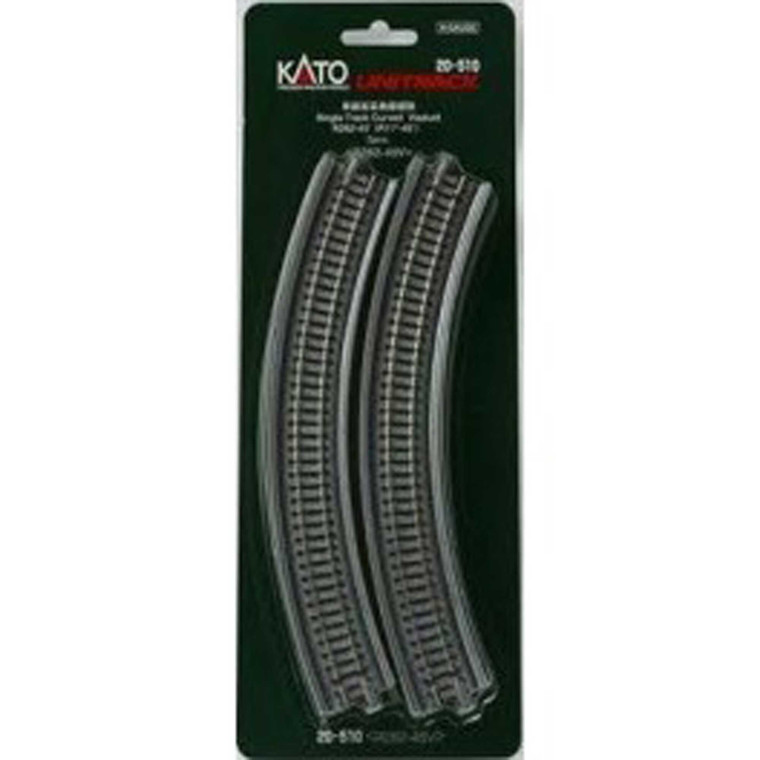 Kato USA - N 282mm 11 Radius 45-degree Viaduct (2) - 20510
