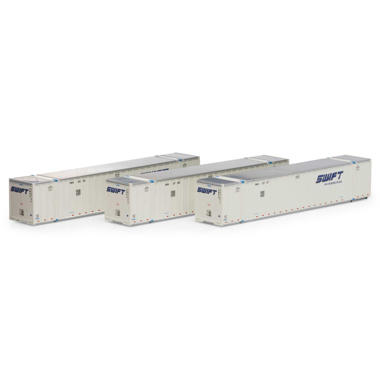 Athearn - N 53' Stoughton Containers, Swift # 2 (3) - 17307