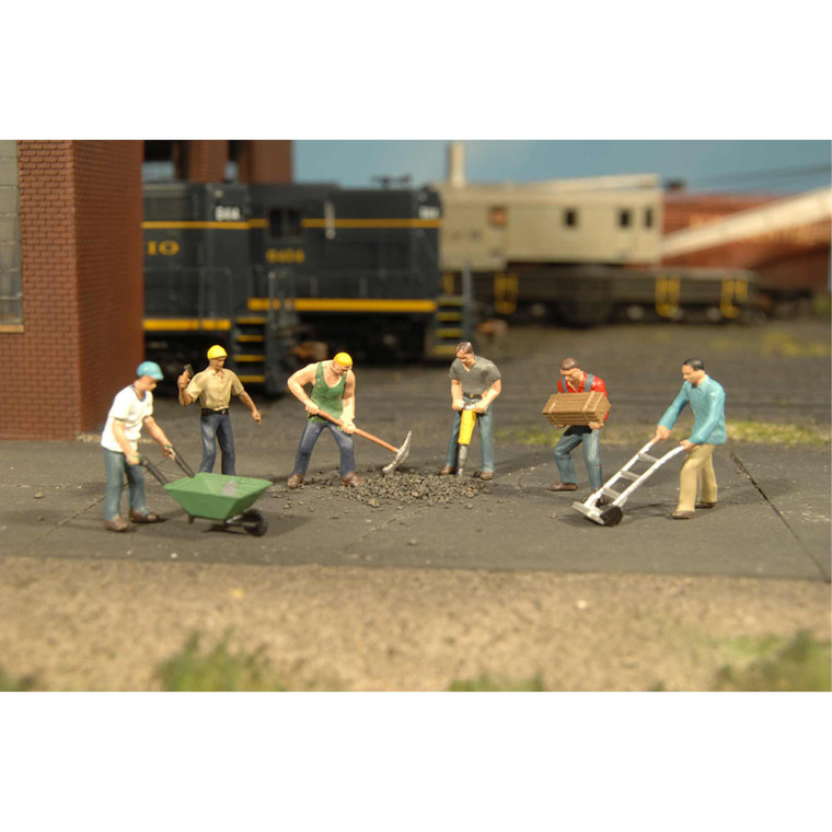 Bachmann Industries - O Construction Workers (6) - 33155