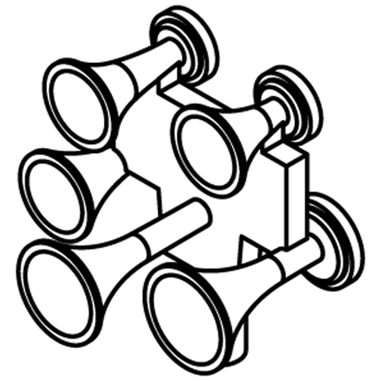 Athearn - Ho Nathan M-5 All Forward (3) - 1147