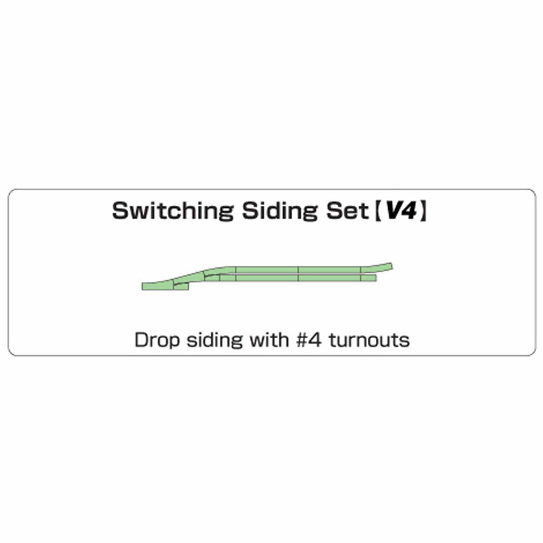 Kato USA - N V4 Switching Siding Set - 20863