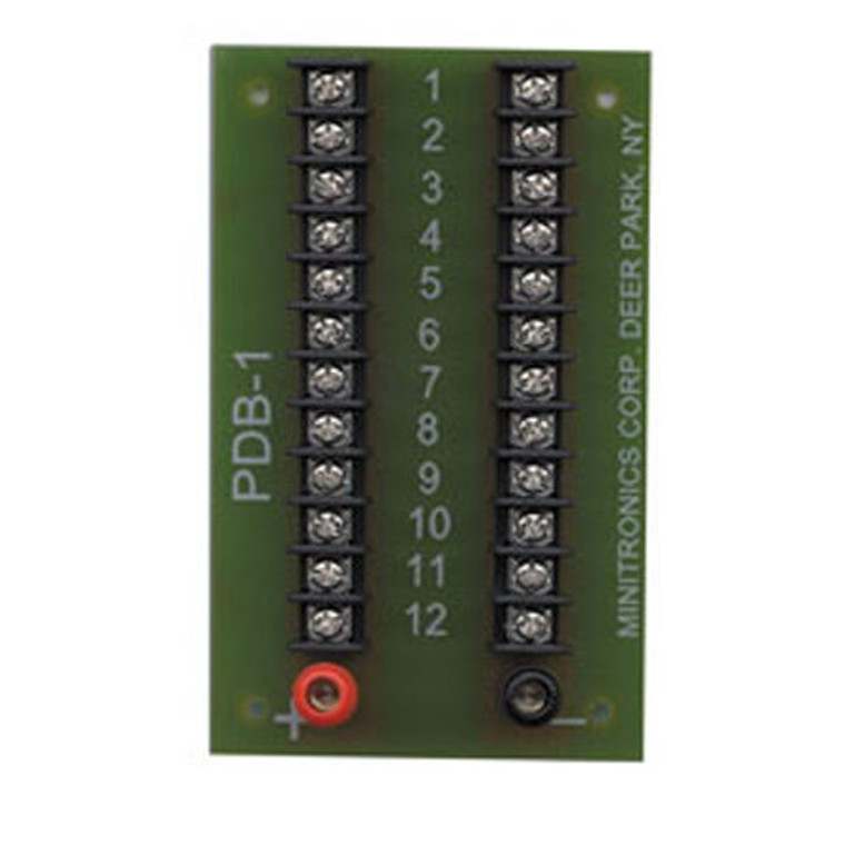 Miniatronics Corp - 12-position Prewired Power Distribution Block - PDB1 Miniatronics Corp - 12-position Prewired Power Distribution Block - PDB1