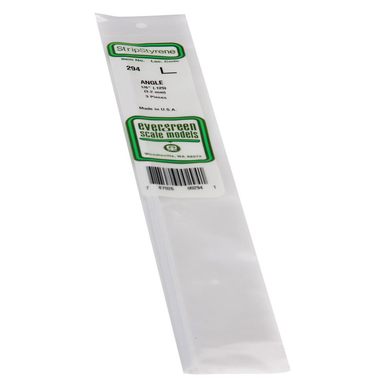 Evergreen Scale Models - Angle 1/8 (3) - 294