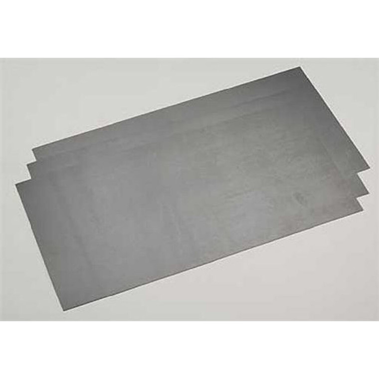 Evergreen Scale Models - Black Styrene Sheets, .02x6x12 (3) - 9513