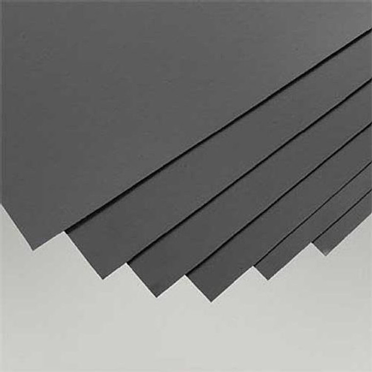 Evergreen Scale Models - Black Styrene Sheets, .02x8x21 (6) - 9113