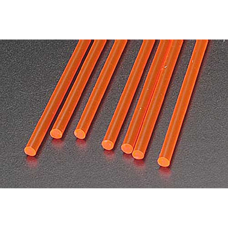 Plastruct - Farr-4h Fluor Red Rod,1/8 (7) - 90273