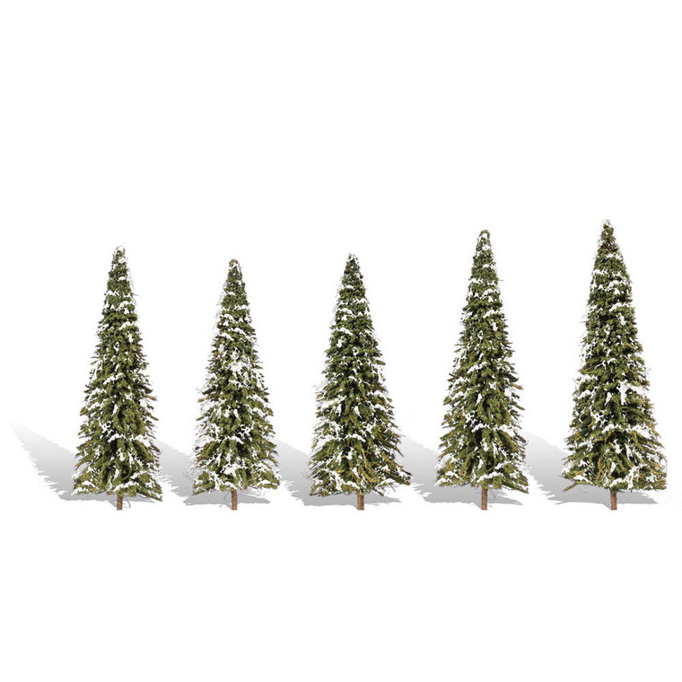 Woodland Scenics - Classics Tree, Snow Dusted 2.5-4 (5) - TR3567