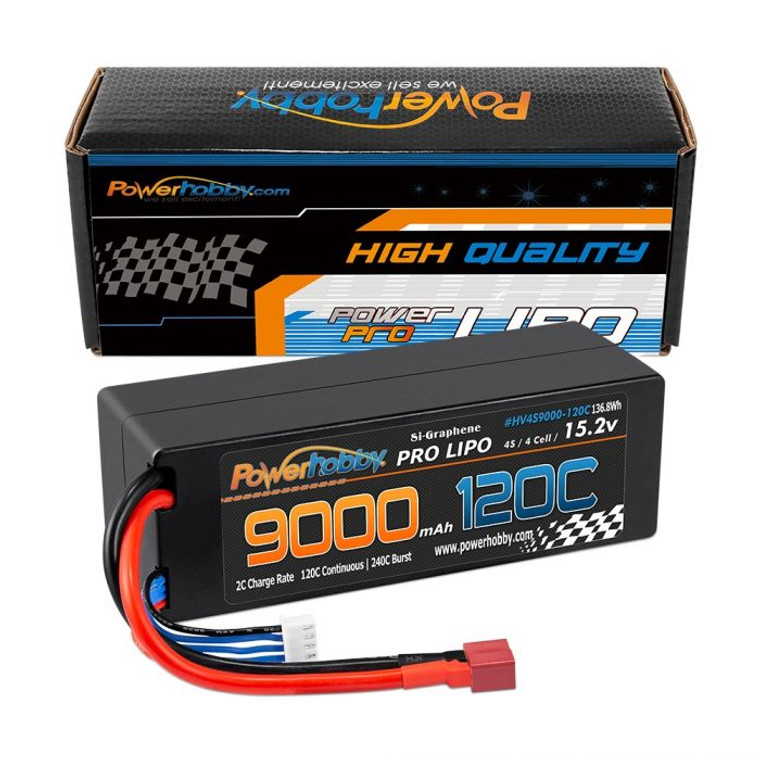 Power Hobby - 4S 15.2V 9000mAh 120C Graphene LiPo Battery w/ Deans Plug - 4S9000120CDNS Power Hobby - 4S 15.2V 9000mAh 120C Graphene LiPo Battery w/ Deans Plug - 4S9000120CDNS