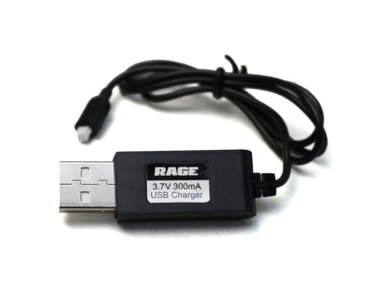 Rage RC - 3.7V 300mA USB Charger; NanoCam - 4112