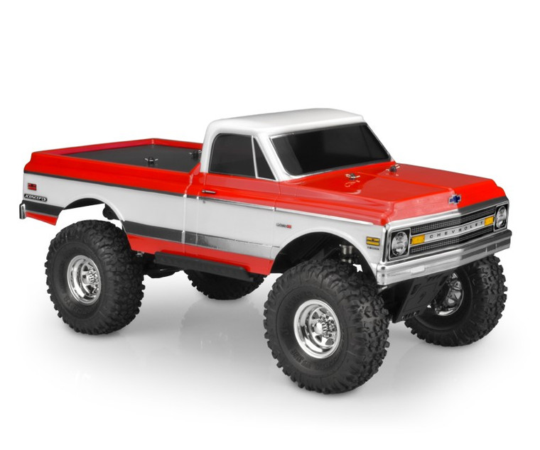 J Concepts - 1970 Chevy C10 Clear Body, 12.3" Wheelbase - 0416
