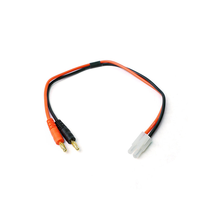 Racers Edge - Charge Adapter: M Tamiya to M 4mm Bullets-300mm Wire - 1619