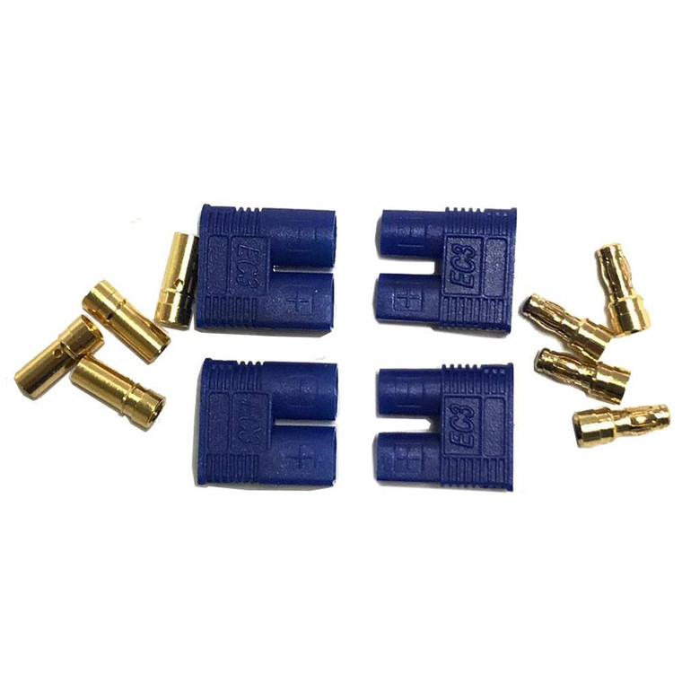 Maclan Racing - EC3 Connectors (2 Female + 2 Male) - MCL4154 Maclan Racing - EC3 Connectors (2 Female + 2 Male) - MCL4154