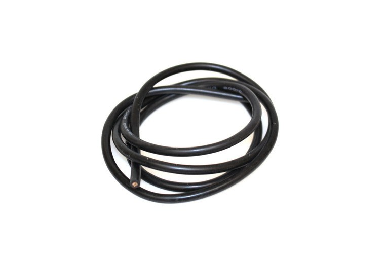 Racers Edge - 12 Gauge Silicone Wire, 3' Black - 1214