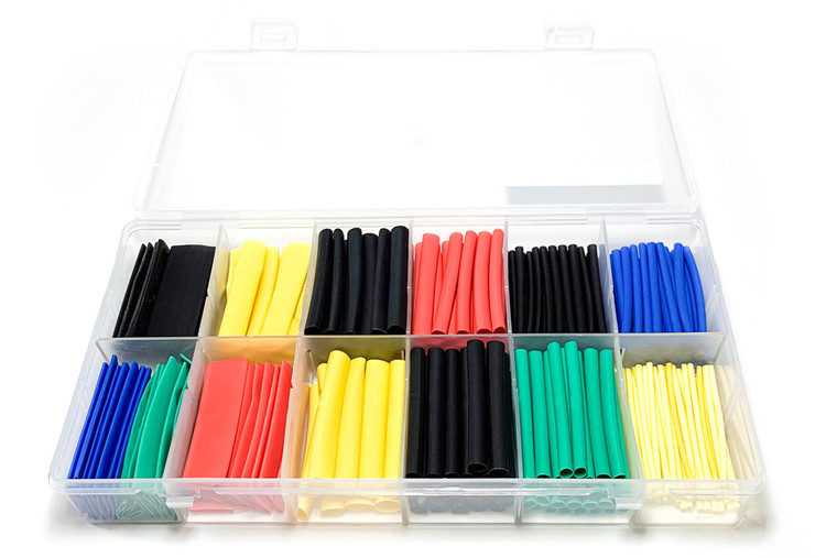 Racers Edge - Colored Heat Shrink Tube Assortment (280 Pieces) - 1304
