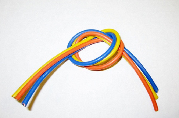 TQ Wire - 13 Gauge Super Flexible Wire- 1' ea. Blue, Yellow, Orange - 1304